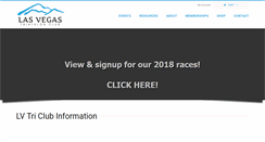 Desktop Screenshot of lvtriclub.com